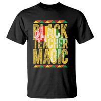 Black History Month Gift T Shirt Black Teacher Magic - Wonder Print Shop