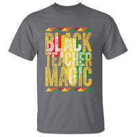 Black History Month Gift T Shirt Black Teacher Magic - Wonder Print Shop