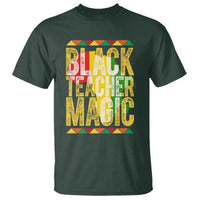 Black History Month Gift T Shirt Black Teacher Magic - Wonder Print Shop