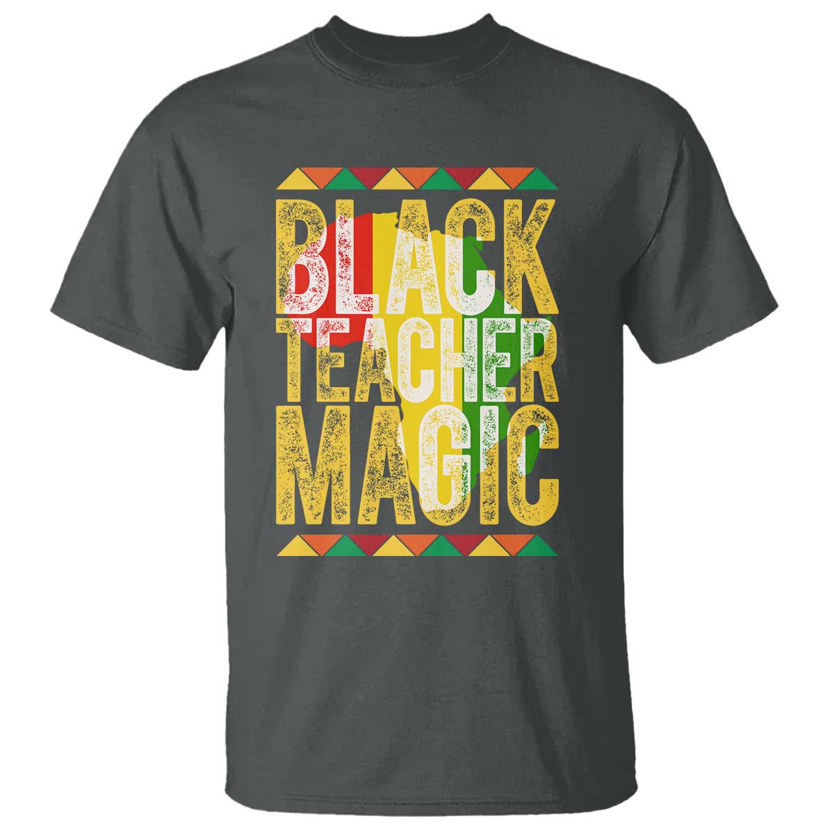 Black History Month Gift T Shirt Black Teacher Magic - Wonder Print Shop