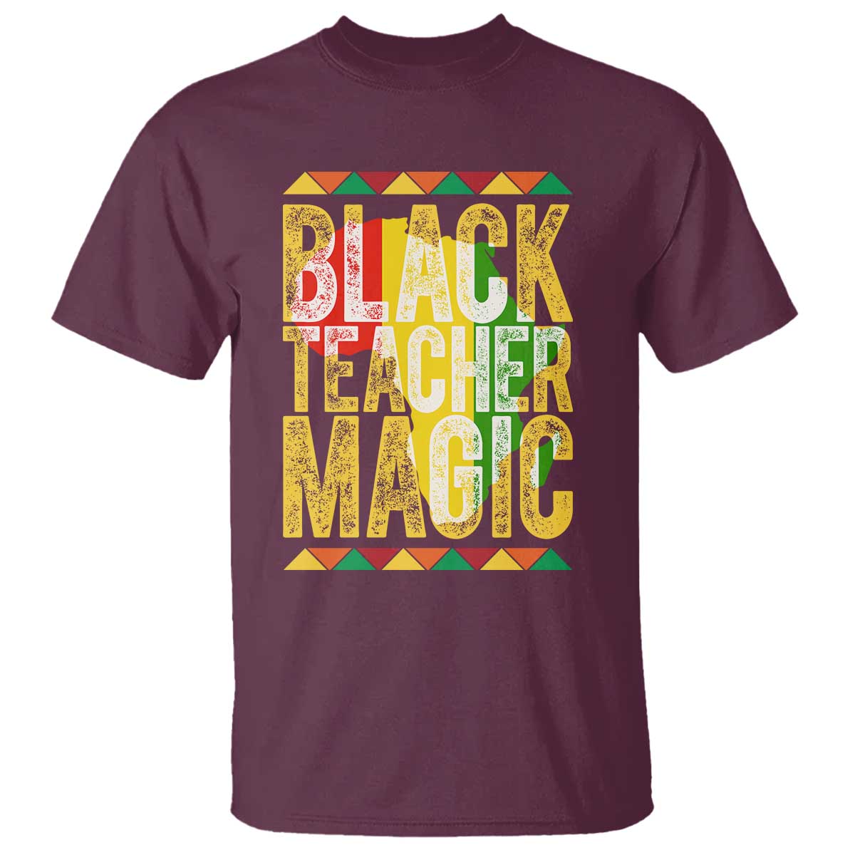 Black History Month Gift T Shirt Black Teacher Magic - Wonder Print Shop