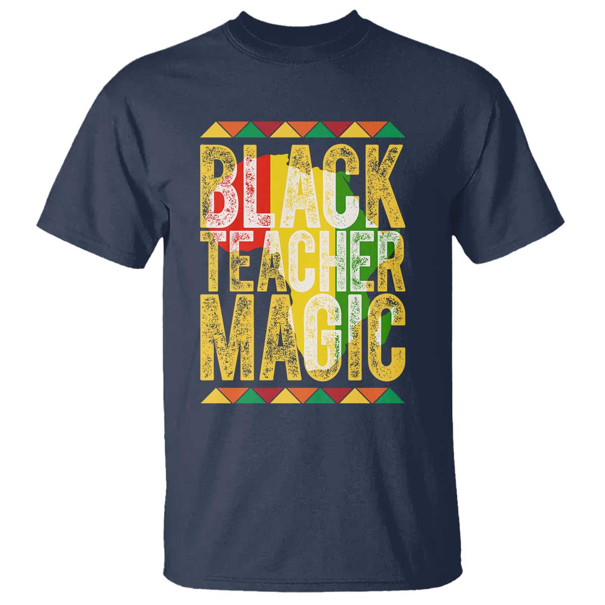 Black History Month Gift T Shirt Black Teacher Magic - Wonder Print Shop