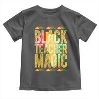 Black History Month Gift Toddler T Shirt Black Teacher Magic - Wonder Print Shop