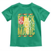 Black History Month Gift Toddler T Shirt Black Teacher Magic - Wonder Print Shop