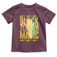 Black History Month Gift Toddler T Shirt Black Teacher Magic - Wonder Print Shop