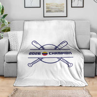 Venezuela Champions 2026 Throw Blanket Baseball Pride Gift
