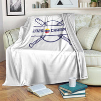 Venezuela Champions 2026 Throw Blanket Baseball Pride Gift