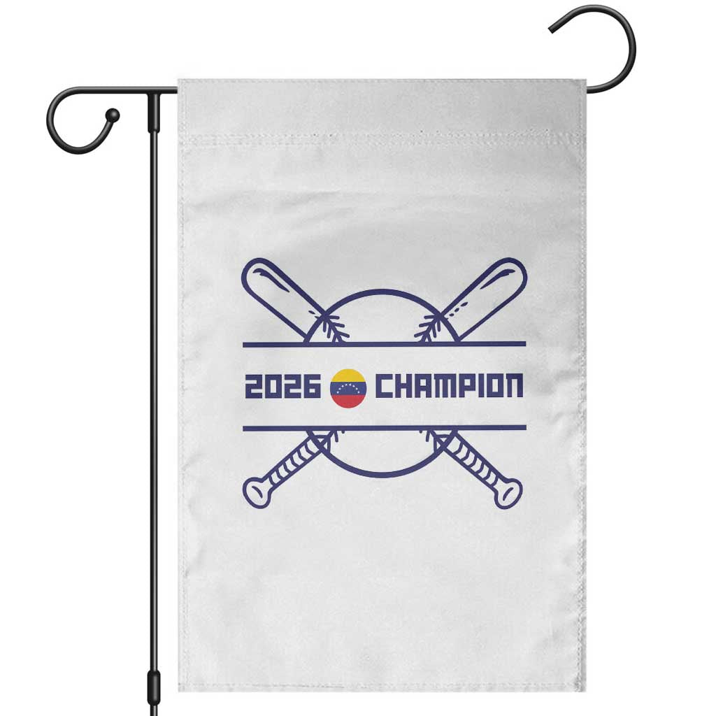 Venezuela Champions 2026 Garden Flag Baseball Pride Gift