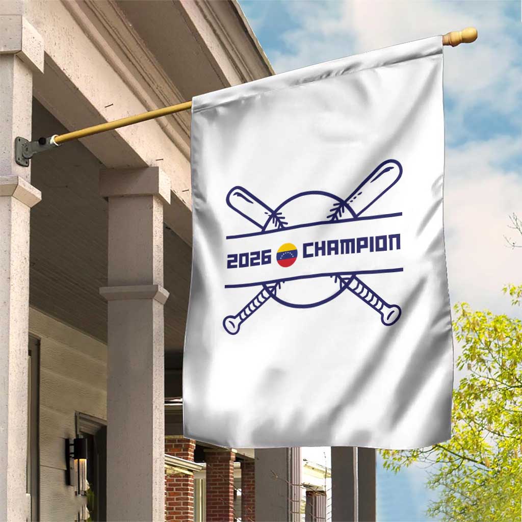 Venezuela Champions 2026 Garden Flag Baseball Pride Gift