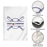 Venezuela Champions 2026 Garden Flag Baseball Pride Gift