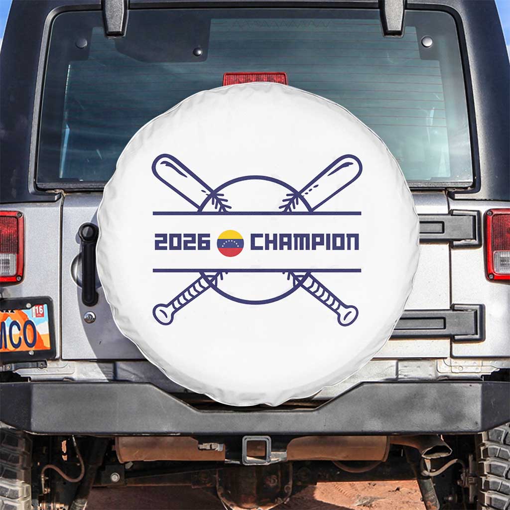 Venezuela Champions 2026 Spare Tire Cover Baseball Pride Gift