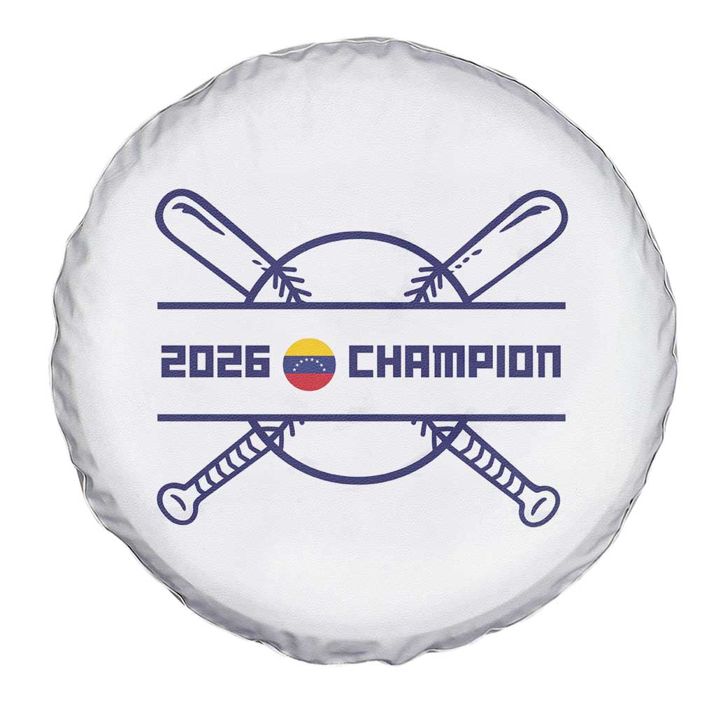 Venezuela Champions 2026 Spare Tire Cover Baseball Pride Gift
