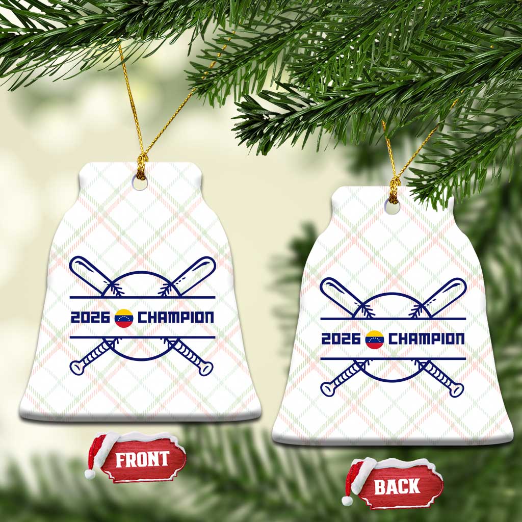 Venezuela Champions 2026 Ceramic Ornament Baseball Pride Gift