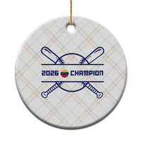 Venezuela Champions 2026 Ceramic Ornament Baseball Pride Gift