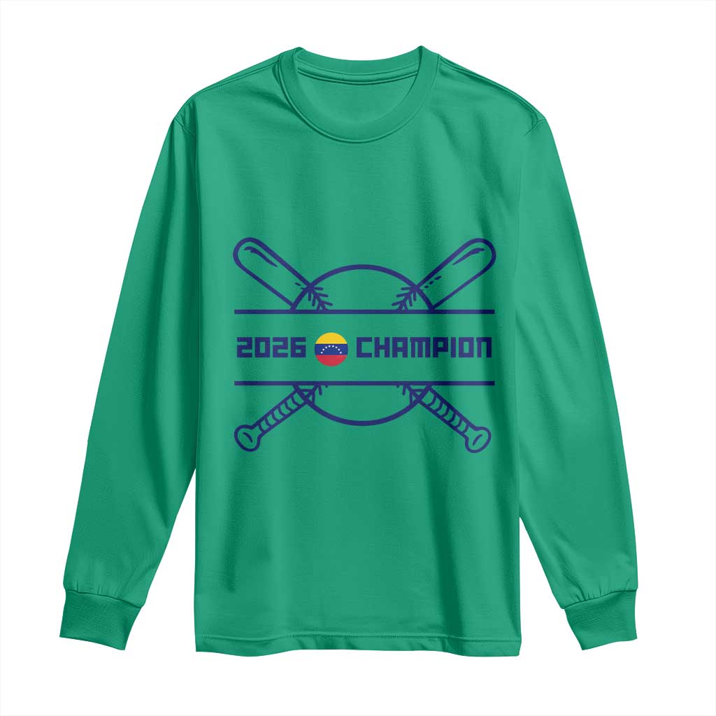 Venezuela Champions 2026 Long Sleeve Shirt Baseball Pride Gift