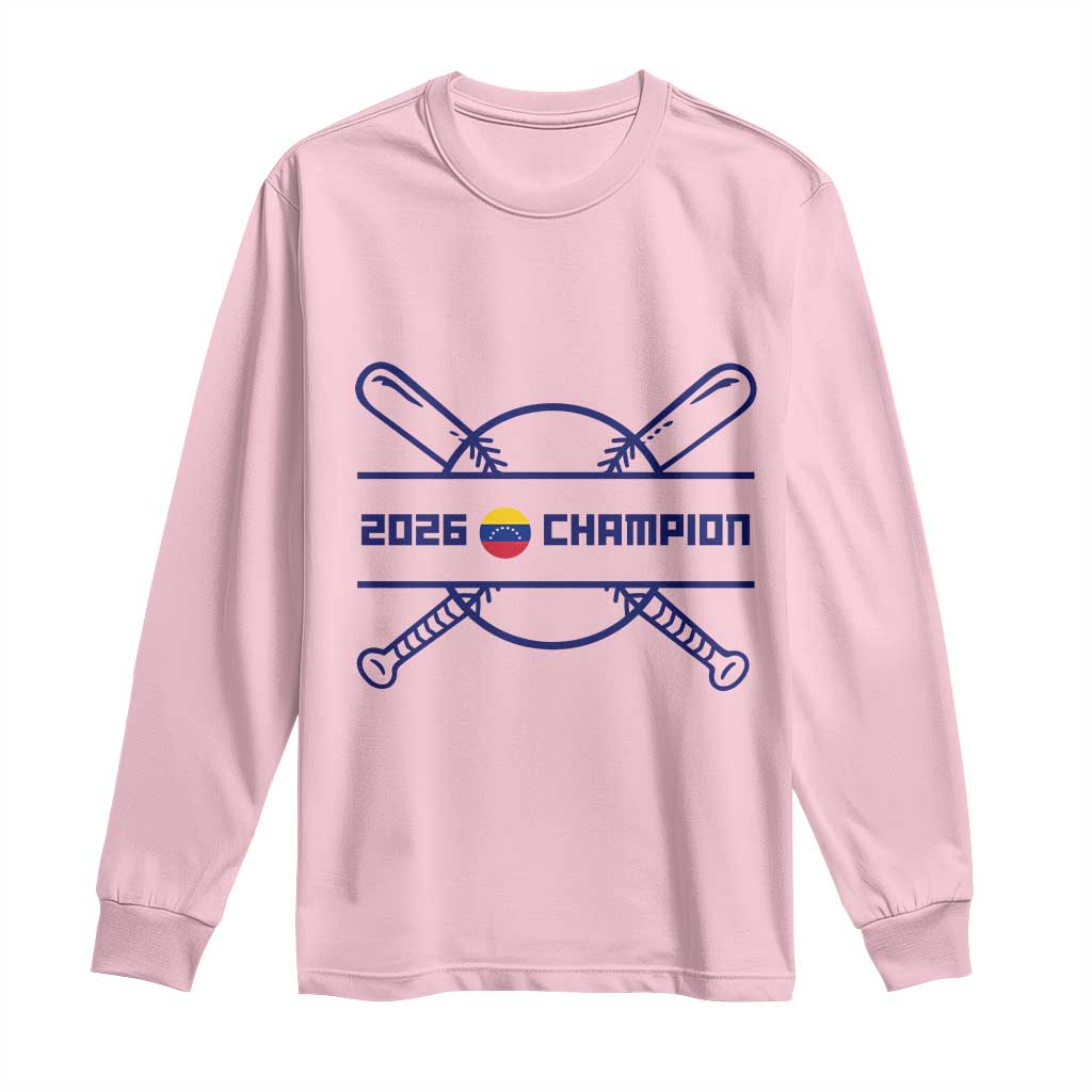 Venezuela Champions 2026 Long Sleeve Shirt Baseball Pride Gift