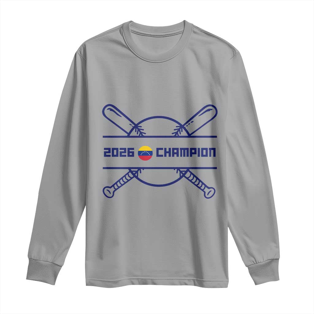 Venezuela Champions 2026 Long Sleeve Shirt Baseball Pride Gift