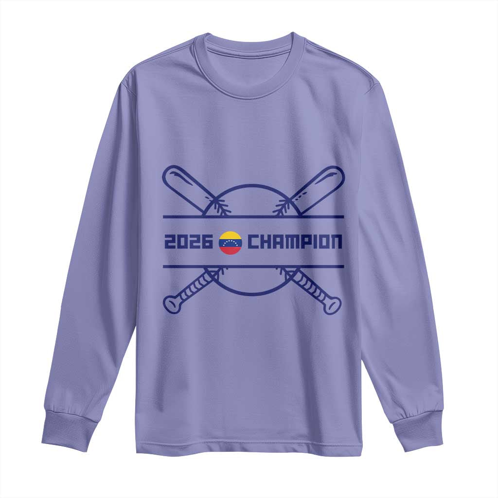 Venezuela Champions 2026 Long Sleeve Shirt Baseball Pride Gift