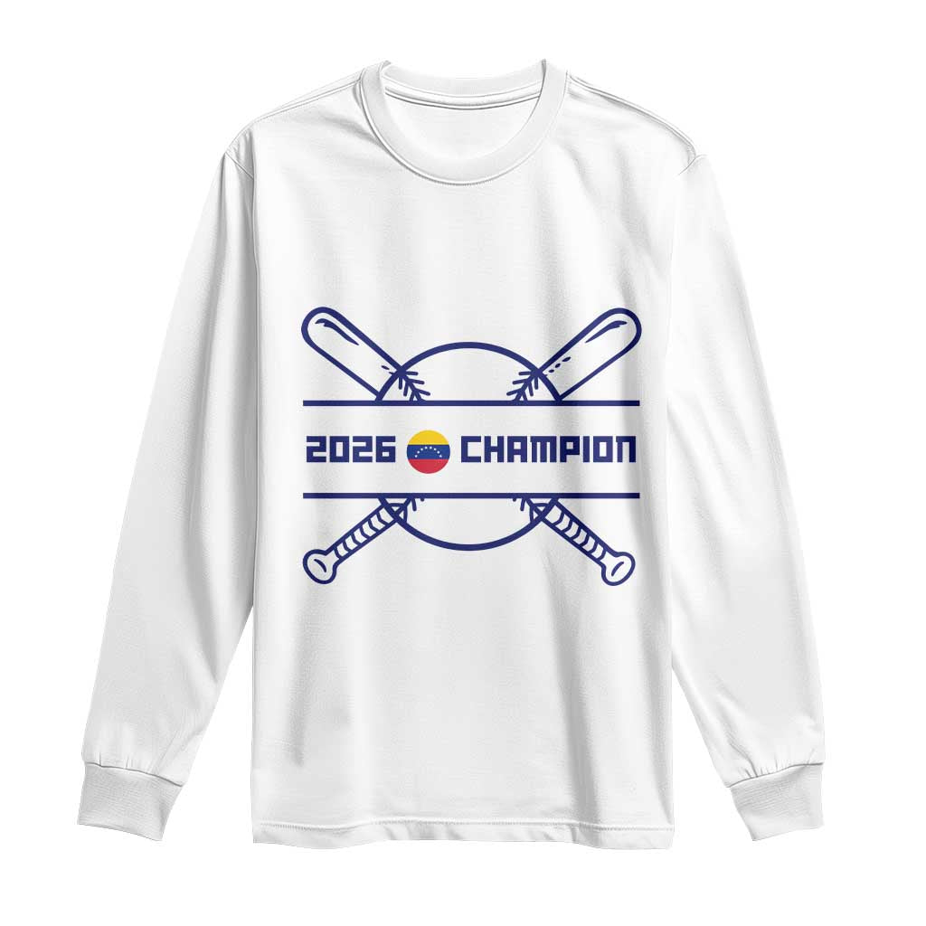 Venezuela Champions 2026 Long Sleeve Shirt Baseball Pride Gift