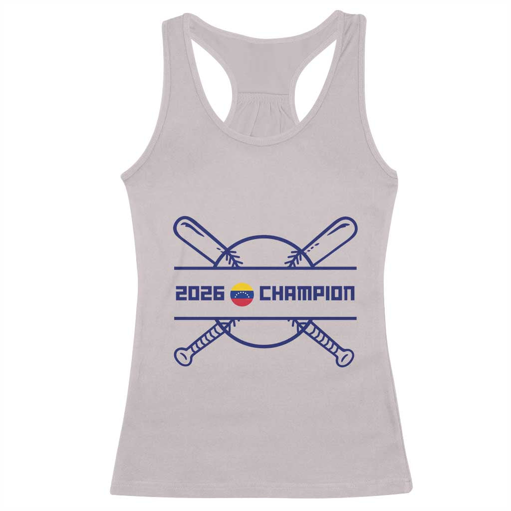 Venezuela Champions 2026 Racerback Tank Top Baseball Pride Gift