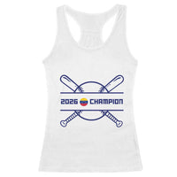 Venezuela Champions 2026 Racerback Tank Top Baseball Pride Gift