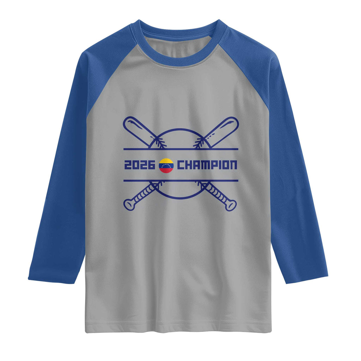 Venezuela Champions 2026 Raglan Shirt Baseball Pride Gift
