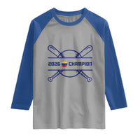 Venezuela Champions 2026 Raglan Shirt Baseball Pride Gift