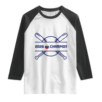 Venezuela Champions 2026 Raglan Shirt Baseball Pride Gift