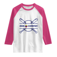 Venezuela Champions 2026 Raglan Shirt Baseball Pride Gift