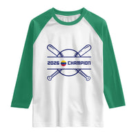 Venezuela Champions 2026 Raglan Shirt Baseball Pride Gift
