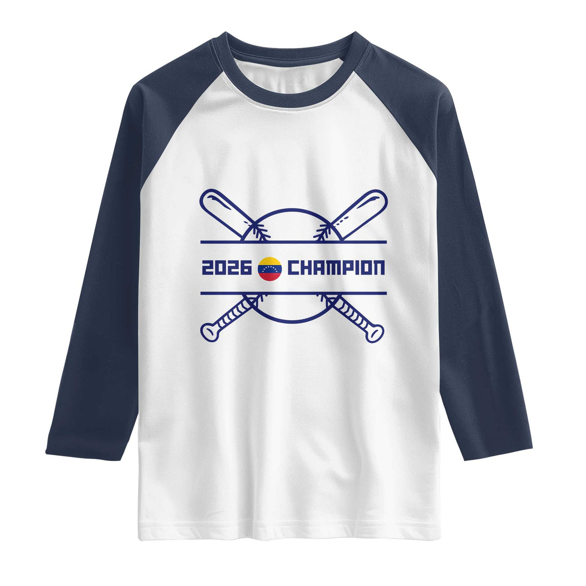 Venezuela Champions 2026 Raglan Shirt Baseball Pride Gift