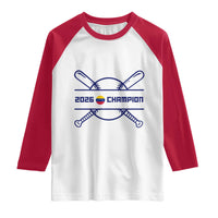 Venezuela Champions 2026 Raglan Shirt Baseball Pride Gift