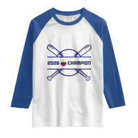 Venezuela Champions 2026 Raglan Shirt Baseball Pride Gift