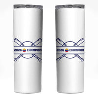 Venezuela Champions 2026 Skinny Tumbler Baseball Pride Gift
