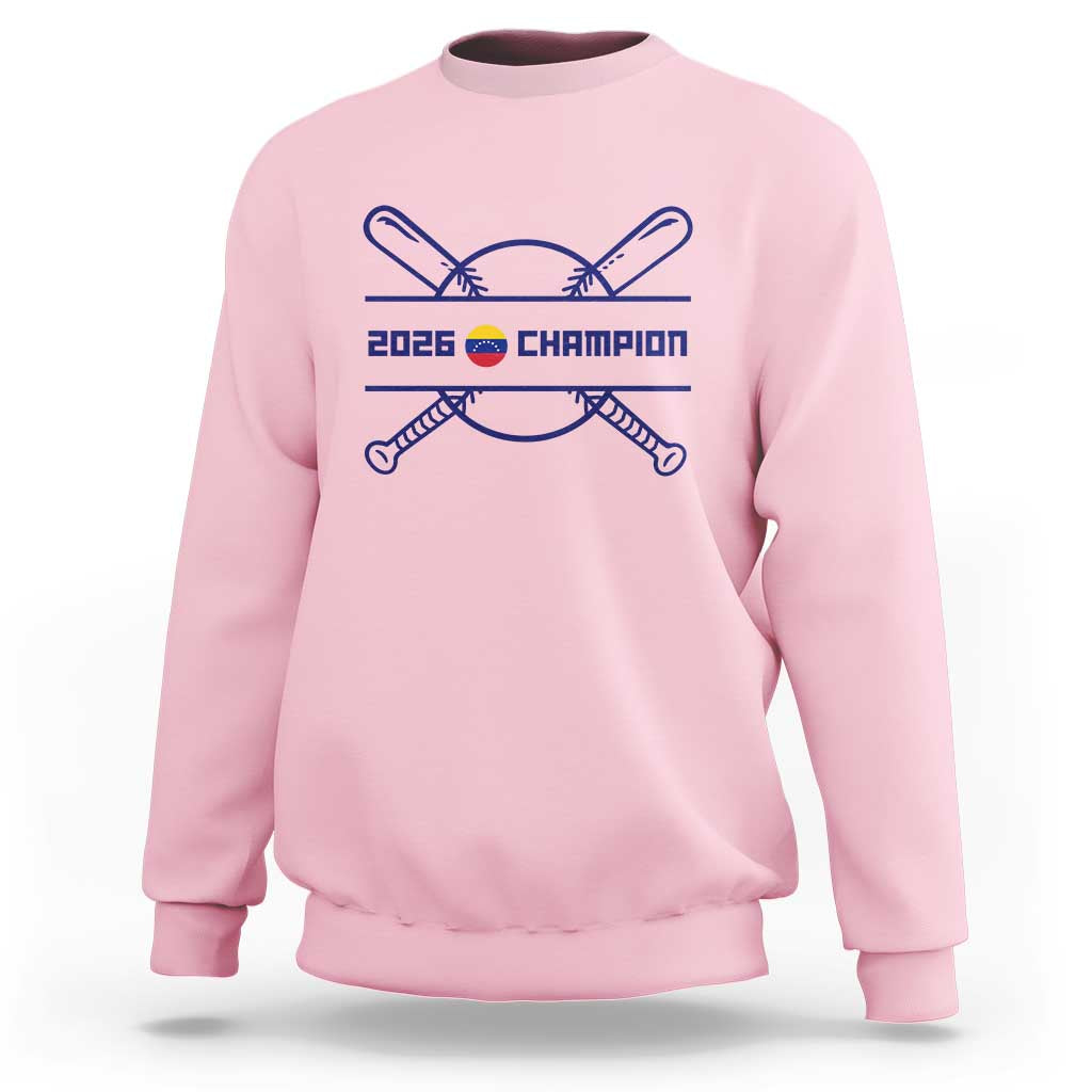 Venezuela Champions 2026 Sweatshirt Baseball Pride Gift
