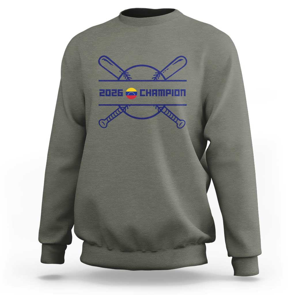 Venezuela Champions 2026 Sweatshirt Baseball Pride Gift
