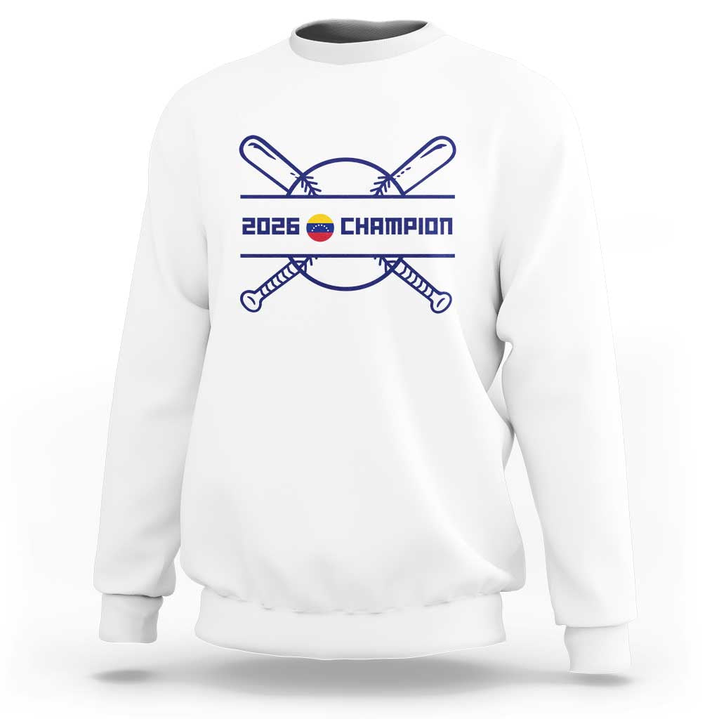 Venezuela Champions 2026 Sweatshirt Baseball Pride Gift