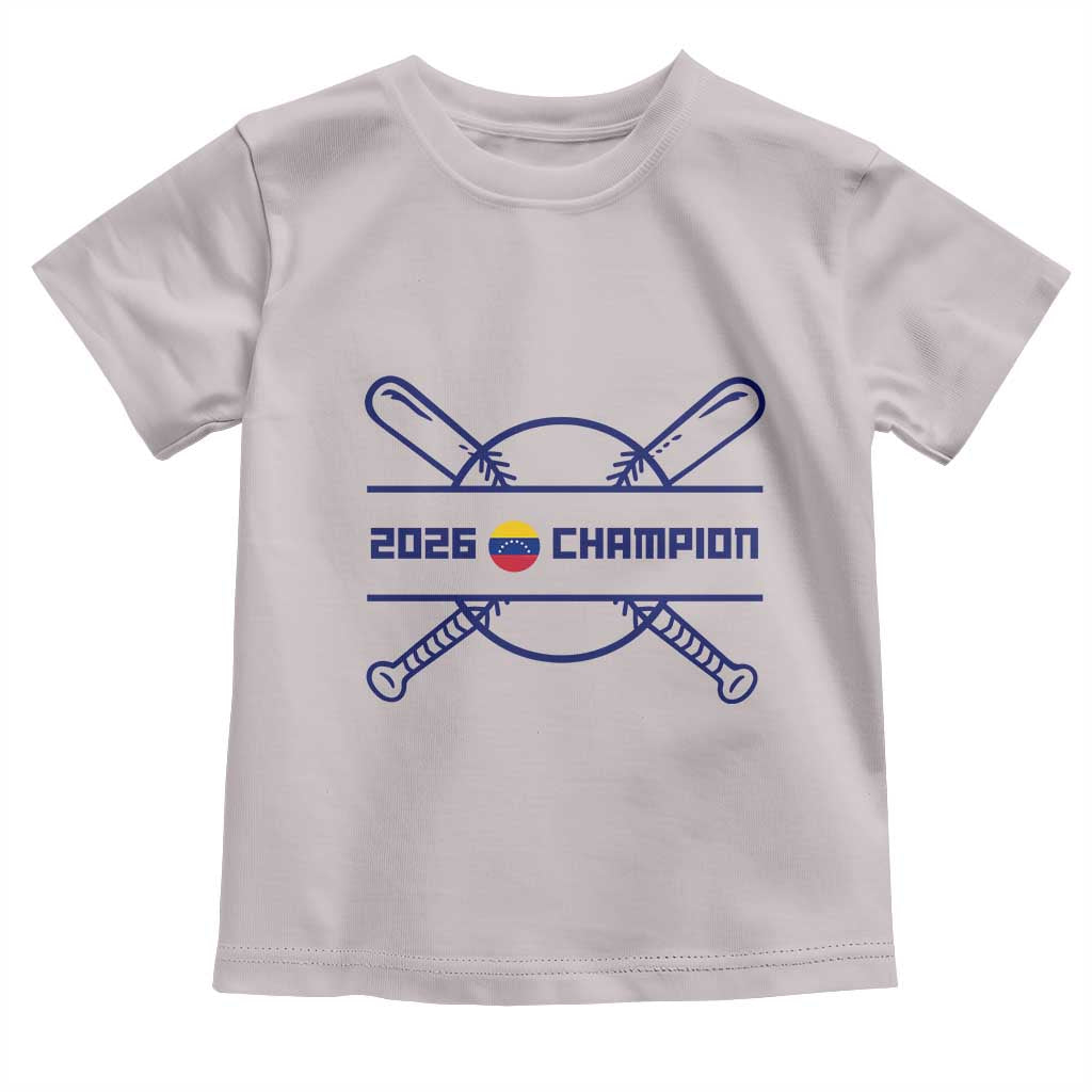 Venezuela Champions 2026 Toddler T Shirt Baseball Pride Gift