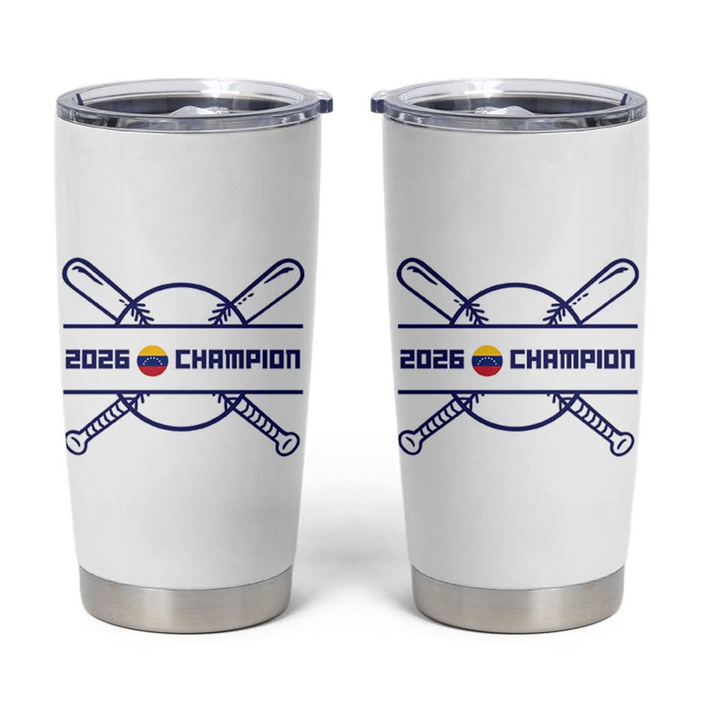 Venezuela Champions 2026 Tumbler Cup Baseball Pride Gift