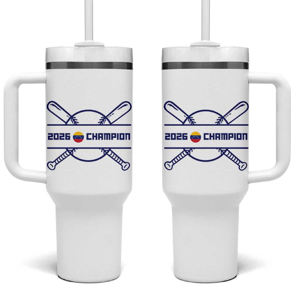 Venezuela Champions 2026 Tumbler With Handle Baseball Pride Gift