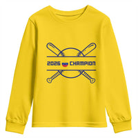 Venezuela Champions 2026 Youth Sweatshirt Baseball Pride Gift