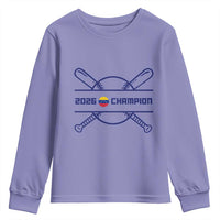 Venezuela Champions 2026 Youth Sweatshirt Baseball Pride Gift