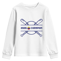 Venezuela Champions 2026 Youth Sweatshirt Baseball Pride Gift