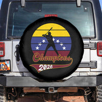 Vintage Venezuela 2026 Champions Spare Tire Cover Patriotic Baseball Pride Gift