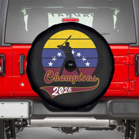 Vintage Venezuela 2026 Champions Spare Tire Cover Patriotic Baseball Pride Gift