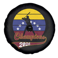 Vintage Venezuela 2026 Champions Spare Tire Cover Patriotic Baseball Pride Gift