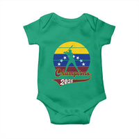 Vintage Venezuela 2026 Champions Baby Onesie Patriotic Baseball Pride Gift