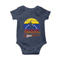 Vintage Venezuela 2026 Champions Baby Onesie Patriotic Baseball Pride Gift