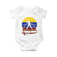 Vintage Venezuela 2026 Champions Baby Onesie Patriotic Baseball Pride Gift