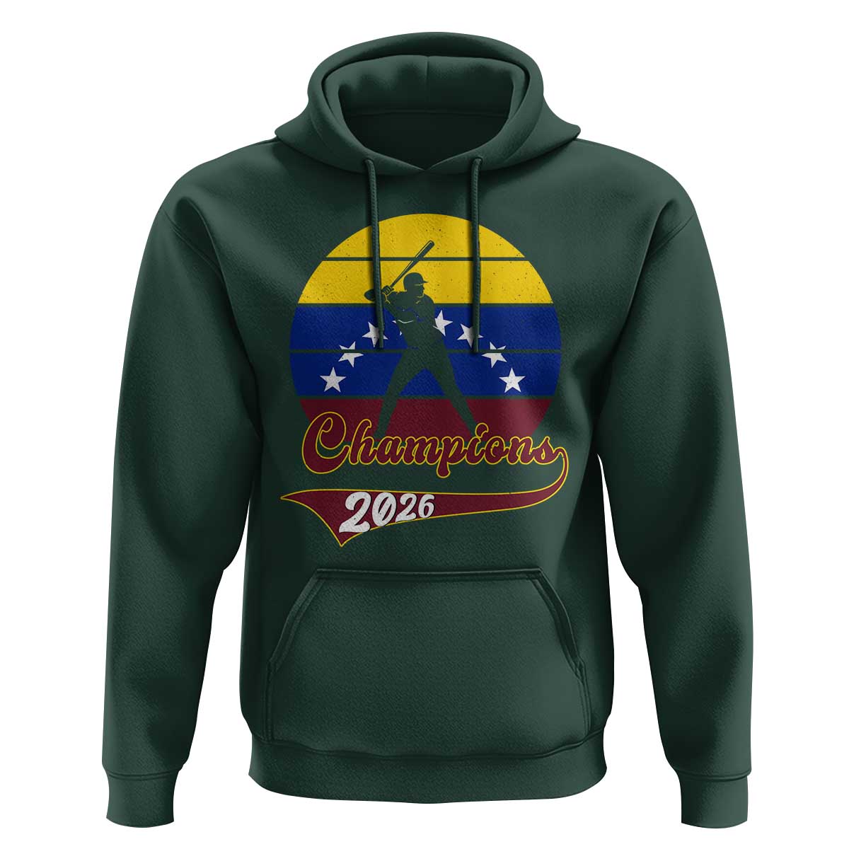 Vintage Venezuela 2026 Champions Hoodie Patriotic Baseball Pride Gift